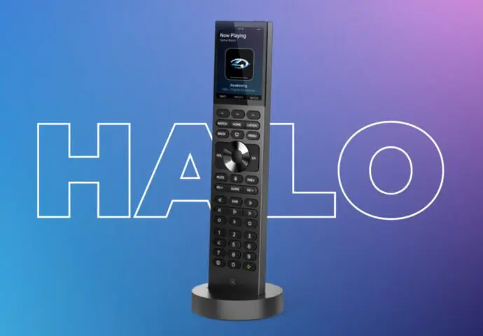 Control4’s new Halo remote control.