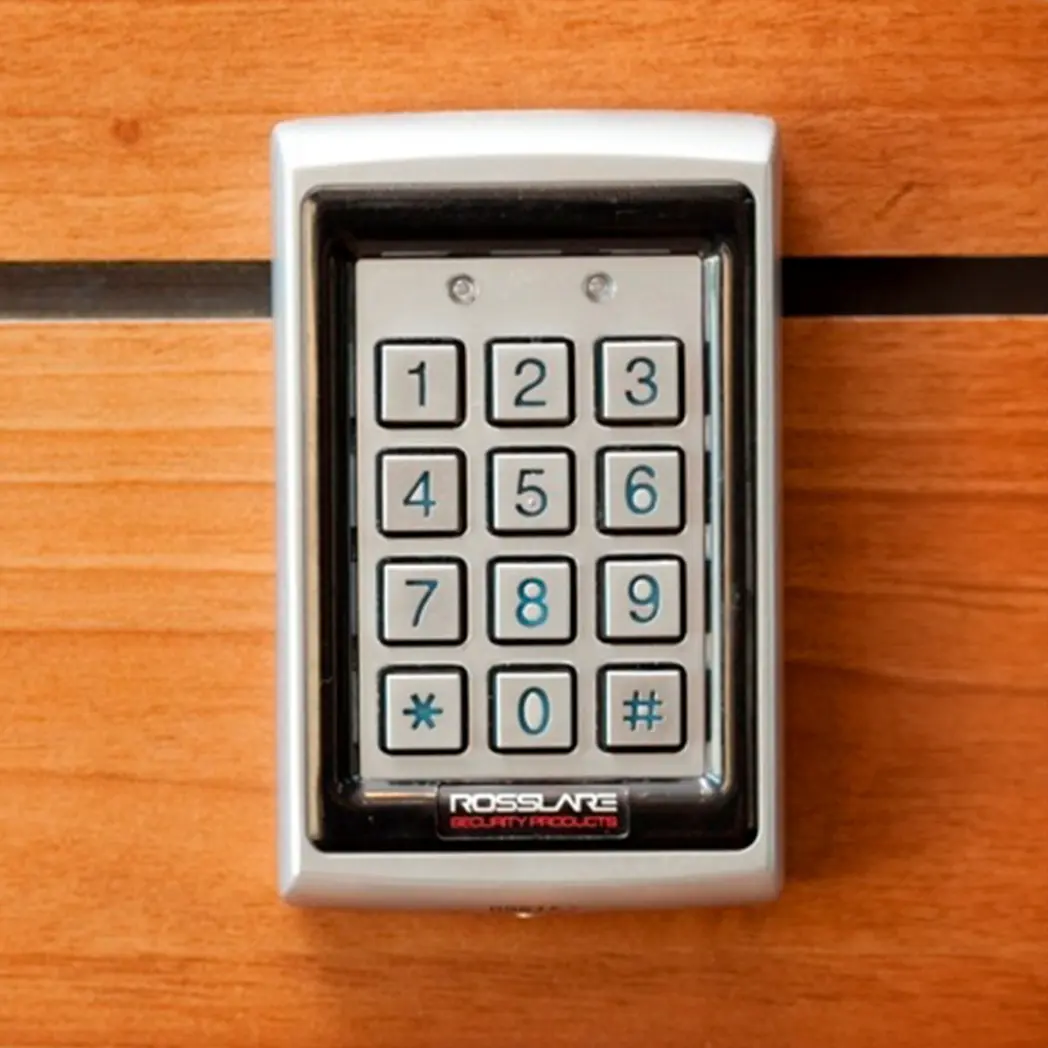 Rosslare Security panel.