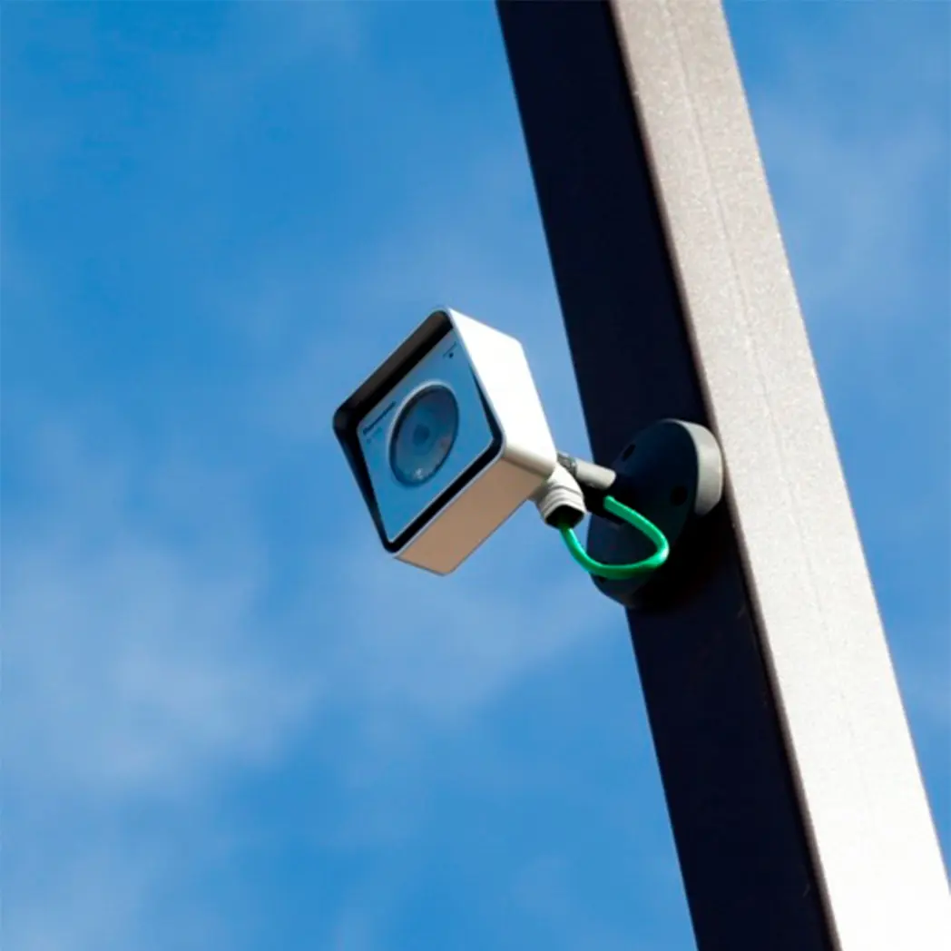 Industrial facility security surveillance system.