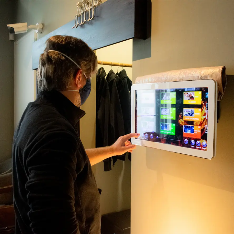 Control4 home control monitor programming and customization by installer.