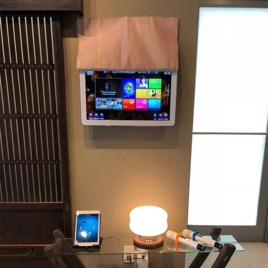 Home control panel installation.